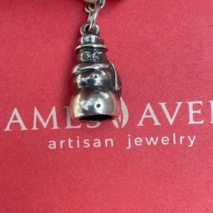 *Retired James Avery 3D Snowman Charm
